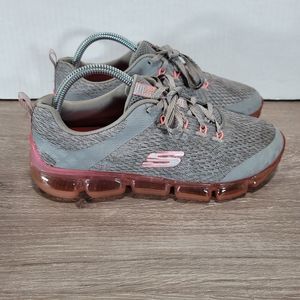 Skechers Skech Air 92 Memory Foam Gray Pink Women's Athletic Shoes Sz 7.5